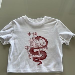 Graphic croptop Womens